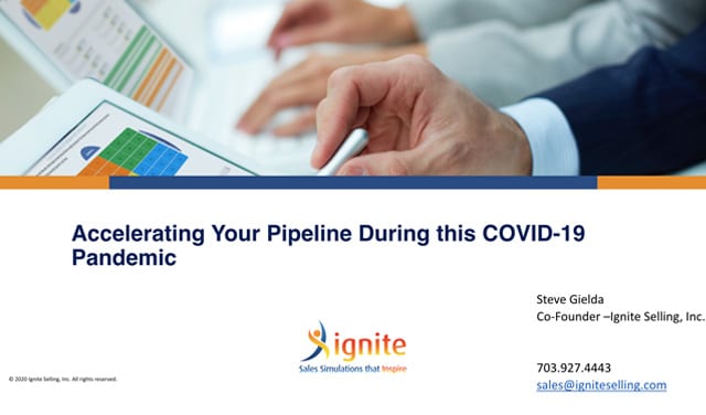 Accelerating Your Sales Pipeline During This Covid-19 Pandemic