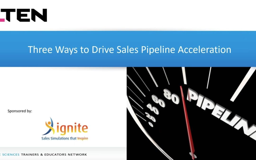 Three Ways to Drive Sales Pipeline Acceleration