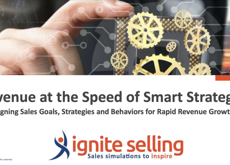 Revenue at the Speed of Smart Strategies